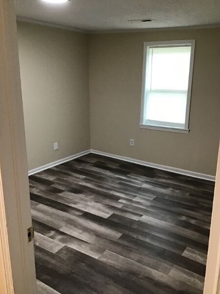 Remodeled bedroom in 201 Volz.
