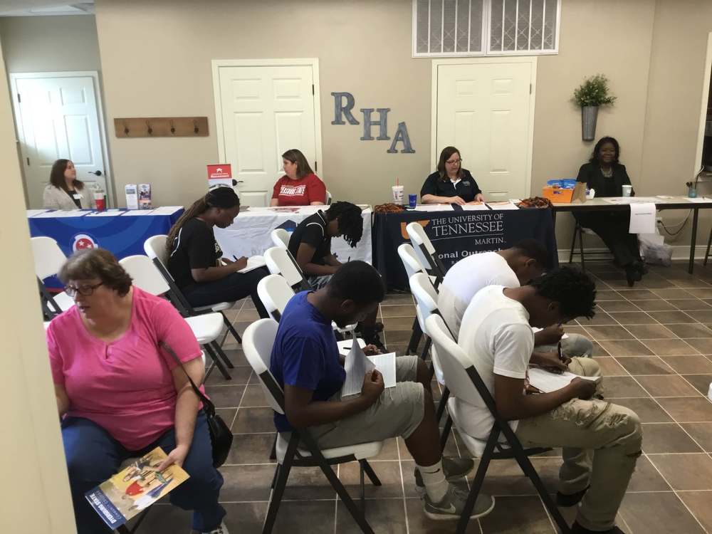 Job Fair attendees